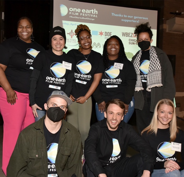 Community members engaged in post-film discussion